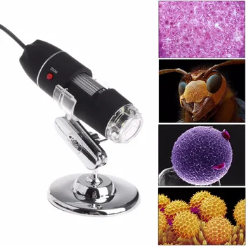 1600X 2MP Lupa Mikroskop 8 LED USB Digitálne Prenosné zväčšovacie sklo Endoskopu Fotoaparát