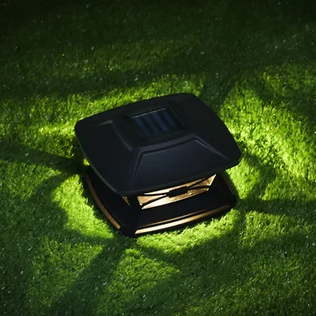 Solárne Post Svetlá Záhrada Krajiny Lampa IP44 Vode-odolný Vonkajší Post Spp Svetlá pre Plot Podlažie, Terasa, Hodí 4x4 alebo 6x6 Príspevky
