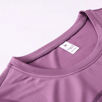 2020 Zimná Fleece Ženy Dlhý Rukáv Beží T-Shirts Gym Fitness Strečové Športové Rýchle Suché Cvičenie Jogy Top Tees Prispôsobiť