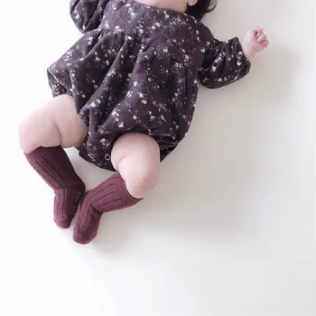 Zimné Detské Potápačské Kvetinový Novorodenca Jumpsuit Princezná Jeseň Kojenecká Dievčatá Romper Bavlna Batoľa Dievčatá Oblečenie Playsuit Oblečenie