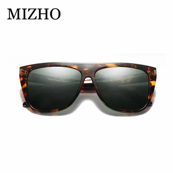 MIZHO Black Drahokamu Plastové Polarizované slnečné Okuliare Ženy Námestie Letné Módne Značky, Dizajn, Trendy BigFemale Slnečné Okuliare