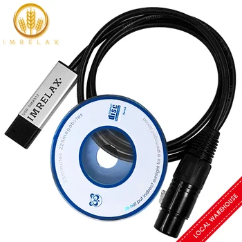 IMRELAX USB DMX Rozhranie adaptérového Kábla 110 cm Dĺžka Etapy Svetlo PC DMX512 Regulátor DMX Stmievač USB Signálu Konverzie