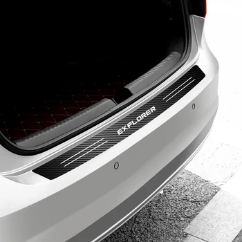 Auto Nárazníka batožinového priestoru Chrániť Nálepka pre Ford Fiesta Mondeo ST Fusion Mustang Explorer Uniknúť Shelby Okraji Ecosport Kuga Býk Ghia