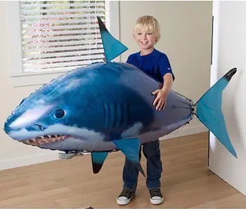 1pcs Vzduchu Plávanie Ryby Hračky Drone RC Shark Klaun Ryby Balóny Nemo Nafukovacie s Hélium Rovine Hračky Strana Deti Vianočný Darček