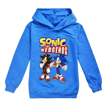Sonic the hedgehog Kabát s Kapucňou, deti, Mikiny 3D Hoodies Pulóvre vrchné oblečenie Hoodie chlapci dievčatá Tepláky Streetwear