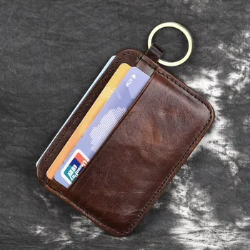 Nové Retro PU Kožené banková Karta Pas vak Mini Card Peňaženky Mužov Business ID Kreditnej Karty Držiteľ Karty Pack Peňažné Vrecku C139