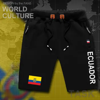 Ekvádor Ekvádorskej mens šortky pláži muž mužov board šortky vlajka cvičenie vrecká na zips, potu kulturistike 2017 bavlny značky ECU