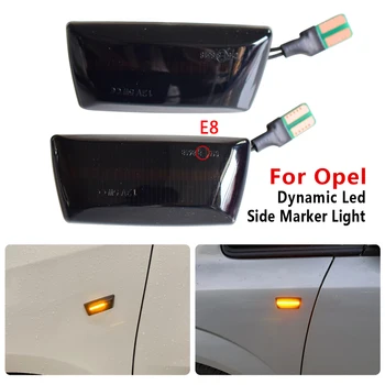 LED Dynamický Zase Signál Svetlo Bočné Obrysové Svietidlo Opakovač Signálu Svetlá Na Opel Insignia Astra H, Zafira B Corsa D Chevrolet Cruze