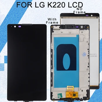 Catteny K450 K220DS Display Pre LG X Power Lcd Displej Dotykový Displej Digitalizátorom. Montáž Nahradenie K220i LCD S Rámom Zadarmo lode