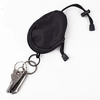 2020 Nové Nylon Pull-štýl Kľúčových peňaženky Muži Ženy Kľúča Držiteľa Prípade Zips Kľúča Vozidla Taška Keychain Kryt Gazdiná Malé Vrecko