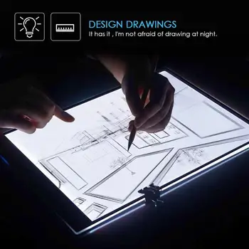 VKTECH A3 Stlmiť Jas LED Digitálny Grafický Tablet Light Box Maľovanie na Kreslenie, Písanie Rada Sledovanie Kópiu Doska Kopírovanie Pad