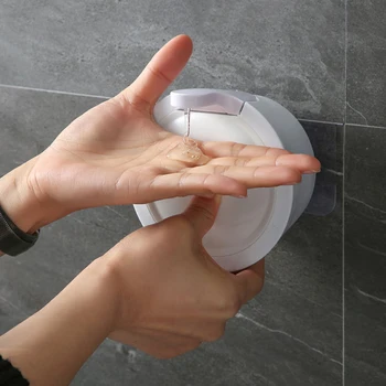 350 ML Domov na Stenu Kúpeľni Sprchovací Šampón Umývanie Mlieko Tekuté Mydlo s Dávkovačom Jednoduché A Praktické Rozdelenie Stlačte Fľašu