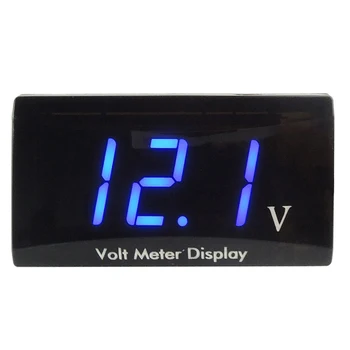 12V Digitálny LED Displej Voltmeter Napätie Indikátor Monitor Detektor Volt Rozchod Panel Meter pre Auto, Motocykel