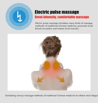 Elektrické Krku Masér Nízkofrekvenčných Magnetických Pulzov Terapia Stavec Krčnej Fyzioterapia Úľavu Od Bolesti Zdravotnej Starostlivosti Relax