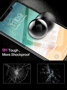 10pcs Tvrdeného Skla Pre iPhone 12 Mini 11 Pro Max XS XR X 8 7 6 Plus SE 5 Screen Protector Stráže Premium Štít Tvrdeného Film