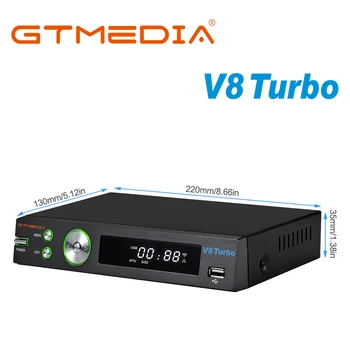 GTMEDIA V8 Turbo, DVB-S2/S2X/T2/Kábla/J. 83B Satelitný Prijímač WIFI H. 265 Podporu CA kartu Unicable multi-izba PK V8 Pro2