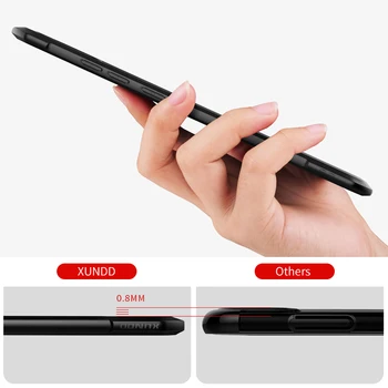 Xundd Prípade Pre Xiao Redmi 9 Telefón Prípade Shockproof Transparentný Silikónový Kryt Telefónu Airbagy Ochranné Mäkké Zadné Púzdro