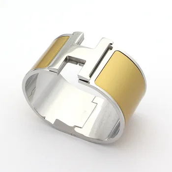 Veľkoobchod náramok značky vysokej kvality náramok jemné šperky široký 33 mm titánovým smaltom putá šperky prekrásny náramok wristlet