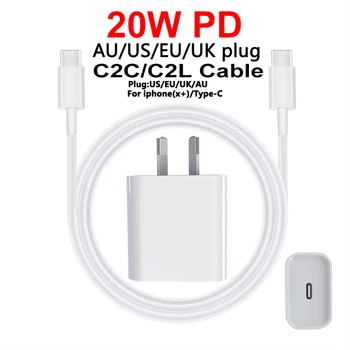 20W Nabíjačku QuickEU/US plug Poplatok Typ C PD USB Nabíjačku s QC 3.0 Prenosné Rýchlo Nabíjačka Pre iPhone Pre Xiao pre Notebook