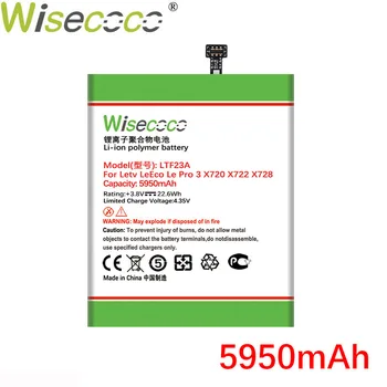WISECOCO 5950mAh LTF23A Batérie Pre LeEco Le Pro 3 X720 X722 X728 Batériu Mobilného Telefónu S Kódu Sledovania