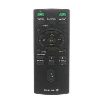 2AAA IČ Priamo Nahradiť Diaľkový ovládač RM-ANU192 s Bluetooth tlačidlo SUB Pre Sony Soundbar RM-ANU191 HT-CT60BT SA-CT60BT