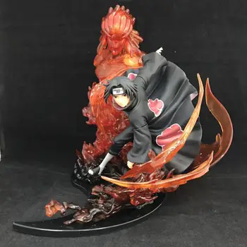 22 cm Naruto Shippuden Uchiha Itachi Uchiha Sasuke Akcie Obrázok PVC Zber Model hračky pre vianočný darček