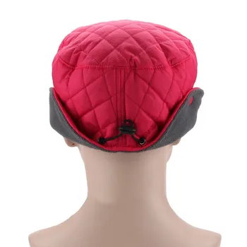Fibonacciho 2018 Nové pánske dámske zimné klobúk vetru windbreaker textílie teplé ochranu sluchu plus velvet hrubé baseball cap
