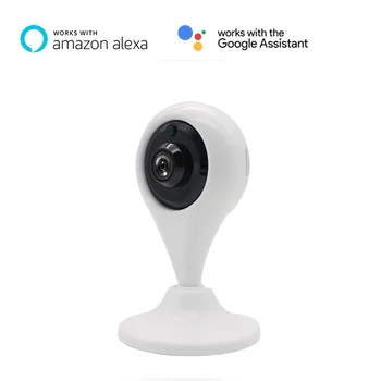 2.0 MP HD IP Kamera, Smart Home 1080P Wifi Fotoaparát Podpora Amazon Alexa Domovská stránka Google Voice Control obojsmerné Audio Alarm Baby Monitor