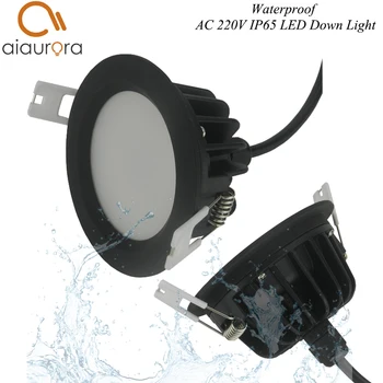 1pcs 5W 7W 9W 12W 15W Vodeodolné IP65 Stmievateľné led downlight 20W 25W Stmievateľné LED Spot light led stropné svietidlo pre kúpeľňa/Home