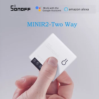 1PC SONOFF MINIR2 Wifi DIY Mini Spínač Časovač Smart Home eWeLink Vzdialenej/Hlasové Ovládanie Kompatibilné S Alexa Domovská stránka Google Asistent