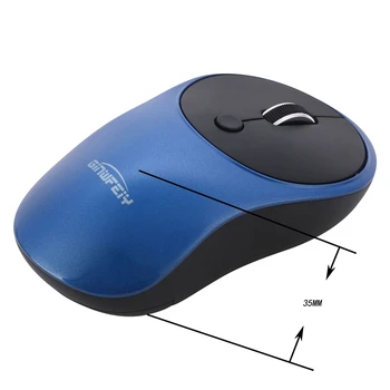 NOVÝ Tichý Myš Wireless 2.4 G Tichý Tlačidlá, Ergonomický Stlmiť Myši na Počítač, Notebook Myši na Plochu, Notebook PC Mause