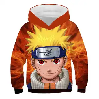 Anime Jeden kus Naruto Chlapci dievčatá Mikina Deti Hoodies na Jeseň zimné Oblečenie s Dlhým Rukávom Cartoon Deti hoodies Oblečenie