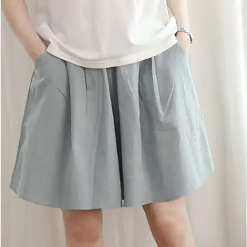 Šortky Ženy Solid Plus Veľkosť 3XL Elegantné Voľné Nadrozmerná Iny Harajuku Bežné Dámske kórejský Štýl Elegantné Streetwear Vysoký Pás Nové