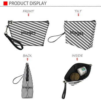 Noisydesigns Prispôsobiť Svoj Osobný Vzor Kabelky S make-up taška Ženy Štýlový 3D Kapsičky pre Dievča Laides Drop Shipping
