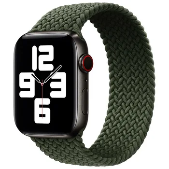 Silikónové Slučky tkané Nylon popruh pre apple hodinky kapela 42mm 38mm šport textílie náramok 44 mm 40 mm iwatch SE 6/5/4/3/2 watchband