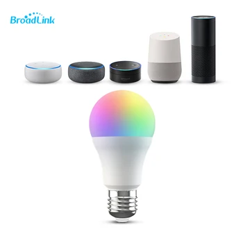 BroadLink LB27 Smart Žiarovky Wifi Účinnosť Riadené Farebné Led Smart LED Stmievateľné Žiarovky s Amazon Alexa Google