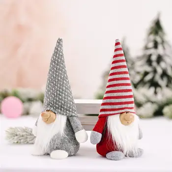2KS/SET 22X10cm Vianočné Santa Gnome Oblečenie pre Bábiku švédsky Trpaslíci v Tomte Ozdoby na Vianočný Strom Dekorácie