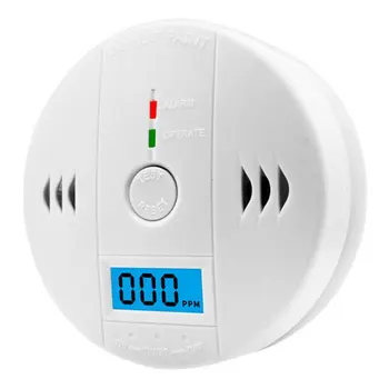 LCD Detektor Oxidu Uhoľnatého Alarm CO Plynu Varovanie Senzor, Alarm Monitor Tester Home Security Oxidu Uhoľnatého Inteligentný Senzor