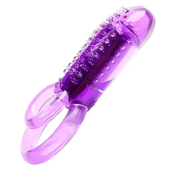 OLO Penis Krúžok Vibrátor Oneskorenie Ejakulácie Penis Krúžok Stimulátor Klitorisu Muž Masturbácia, Sexuálne Hračky pre Mužov