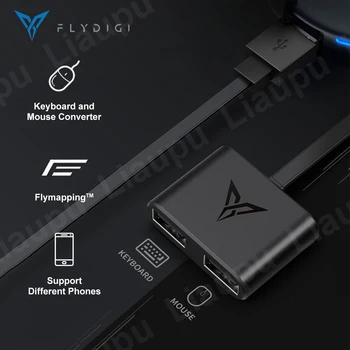 Flydigi Ranných 2T Gamepad Bezdrôtový Bluetooth Mobilné Hry Snímanie Pohybu Myši Klávesnice Conveter Pubg ovládač pre IOS a Android