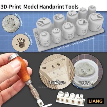 1/72 1/35 1/24 1/32 Miniatúrny Model Scenára Modelovanie 3D Tlač Handprint Nástroje Scény Príslušenstvo
