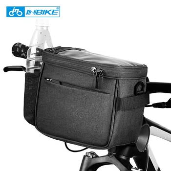 INBIKE Nepremokavé Cyklistické tašky MTB Bicykel Predné Hornej rámovej Trubky Taška 4.5 L Veľkú Kapacitu Taška na Riadidlá 7.5 v Telefóne Prípade Dotyková Obrazovka Taška