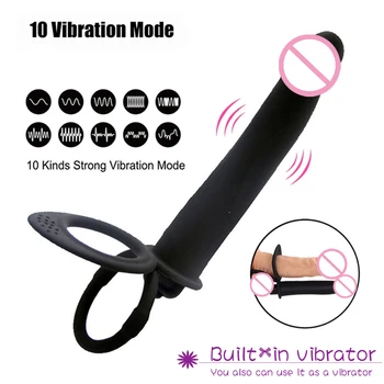 Análny vibrátor sexuálne hračky Penis Vibrátor strapon popruh na penis Análny konektor pre dospelých mužov je sex hry