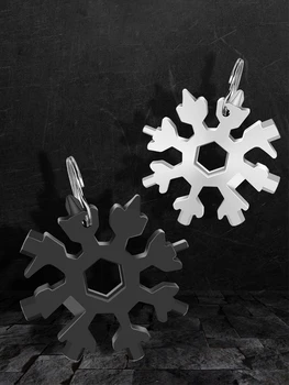 YINLONGDAO Multifunkčné Snehu Kľúča Multi-purpose Hexagon Vysoko Uhlíkovej Ocele Kľúč Univerzálny Prenosný Snehu Kľúča ručného Náradia