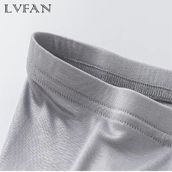 Nový obojstranný pletené hodváb Čistý hodváb, priedušná, elastická, zadok legíny členok-dĺžka nohavice ceruzkou nohavice LVFAN K039