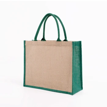 Opakovane Juty Tote Bag Eco Friendly Vrecoviny s potravinami Tašky na Nákupy Pláži LX9F