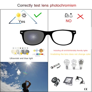 Vysoko kvalitné módne klasické photochromic okuliare na čítanie, bežné jazdy slnečné okuliare, UV ochrana, dvojaký účel