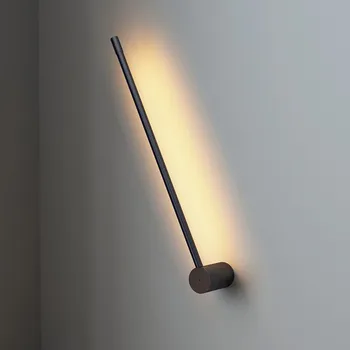 Nordic Minimalistický Štýlové Moderné obývačky, Spálne, Izby Line Wall Light Osobnosti Tvorivý Koridoru Uličkou LED Nástenné Svietidlo