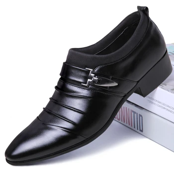 Ukázal Prst Formálne Topánky Muž Svadobné Oxford Topánky Pre Mužov Šaty Topánky 2020 Mens Oxfords Kožené Topánky Mužov Zapatos Hombre Vestir
