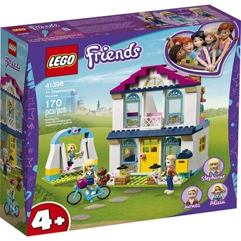 LEGO Friends Stephanie ' s House 41398 Mini-Doll House 170 Kusov Role-Play, Rodinný Život Hračky Pre Dievčatá 2020 Nový Rok Narodeninám